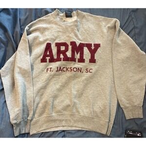 Army 0183 Ft. Jackson SC Sweatshirt Men's Large Pullover